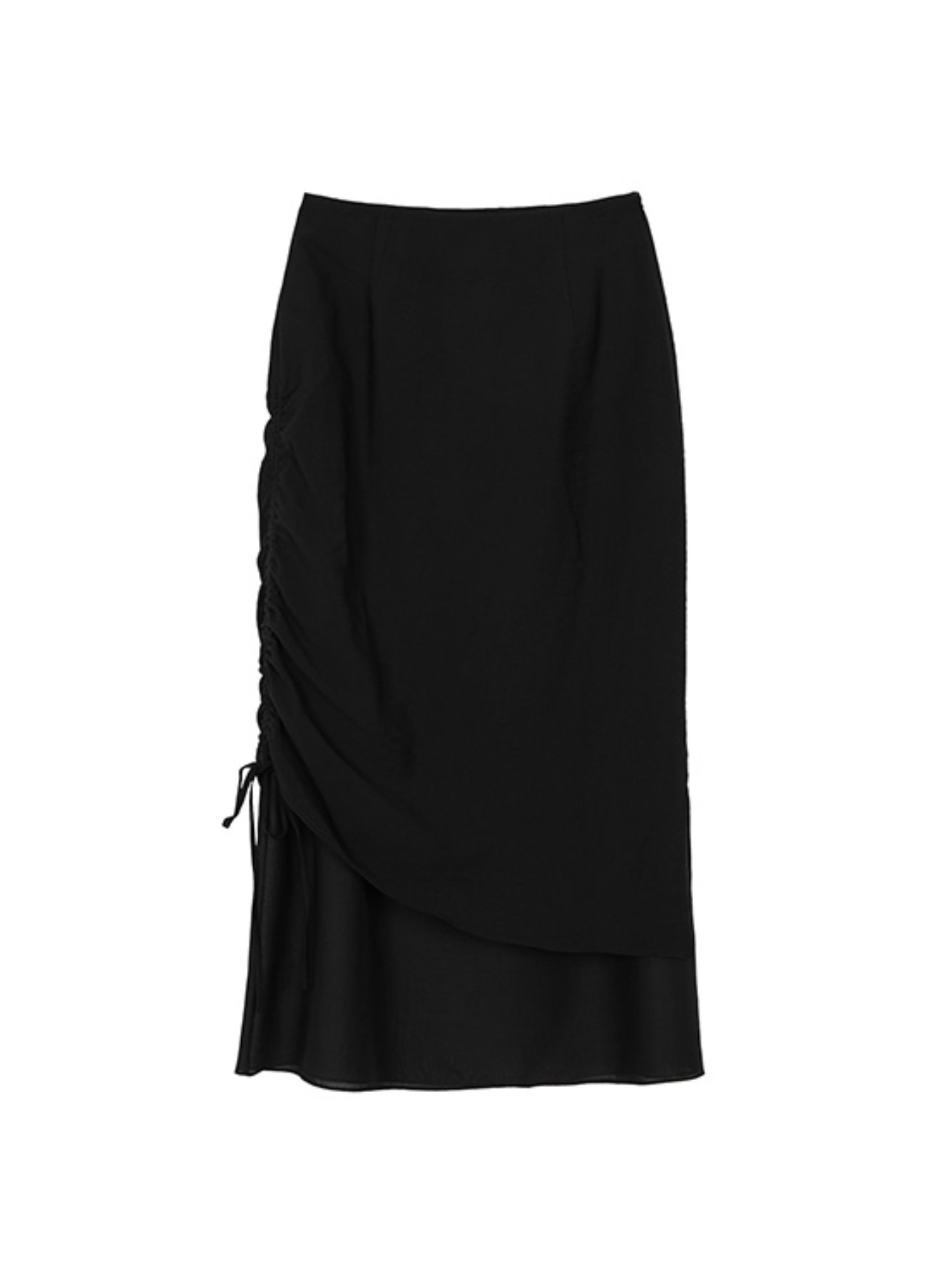 String Midi Skirt in Black VW2SS171-10