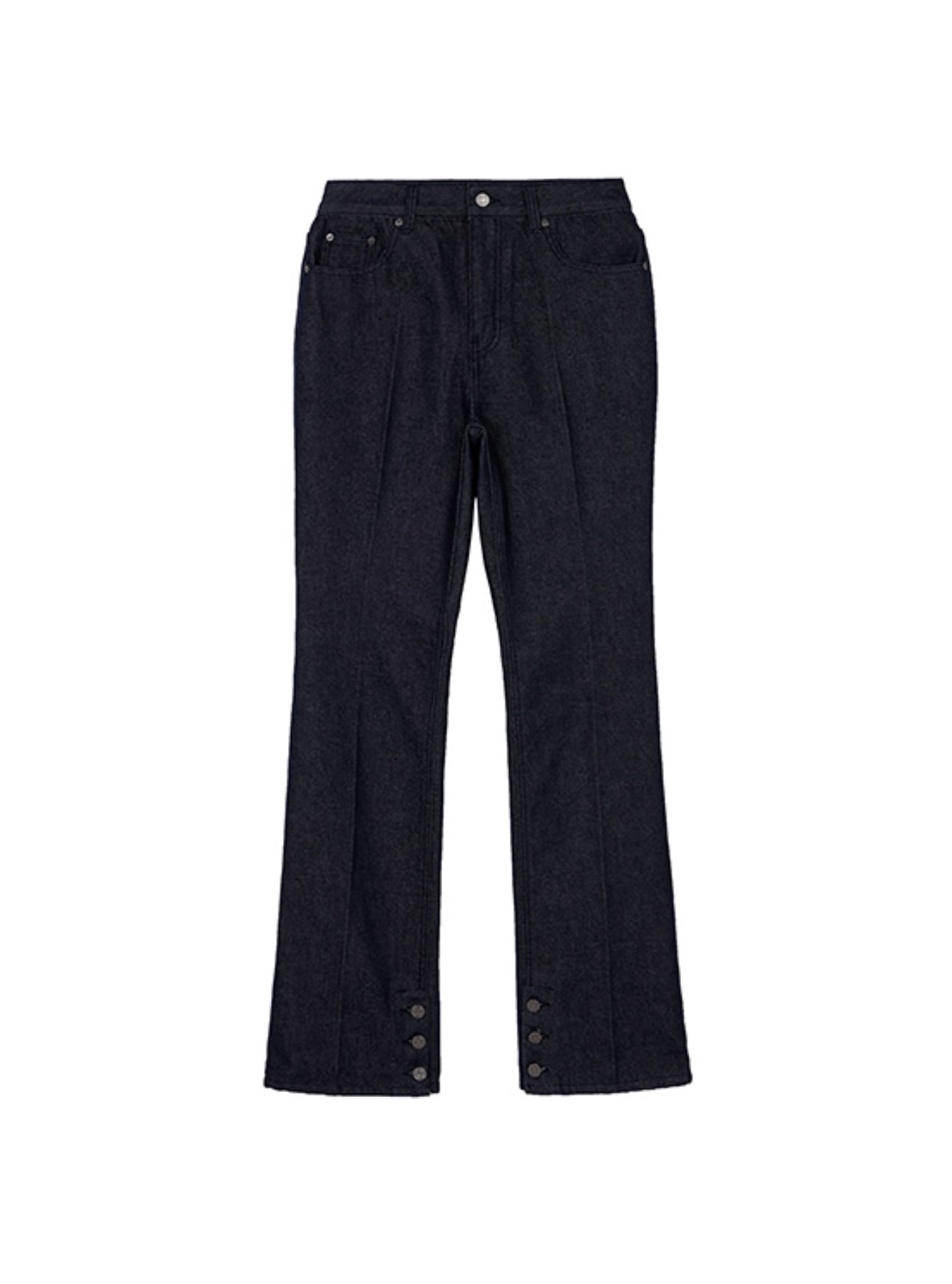 Semi-Bootcut Raw Denim Jeans in Indigo VJ2SL192-35