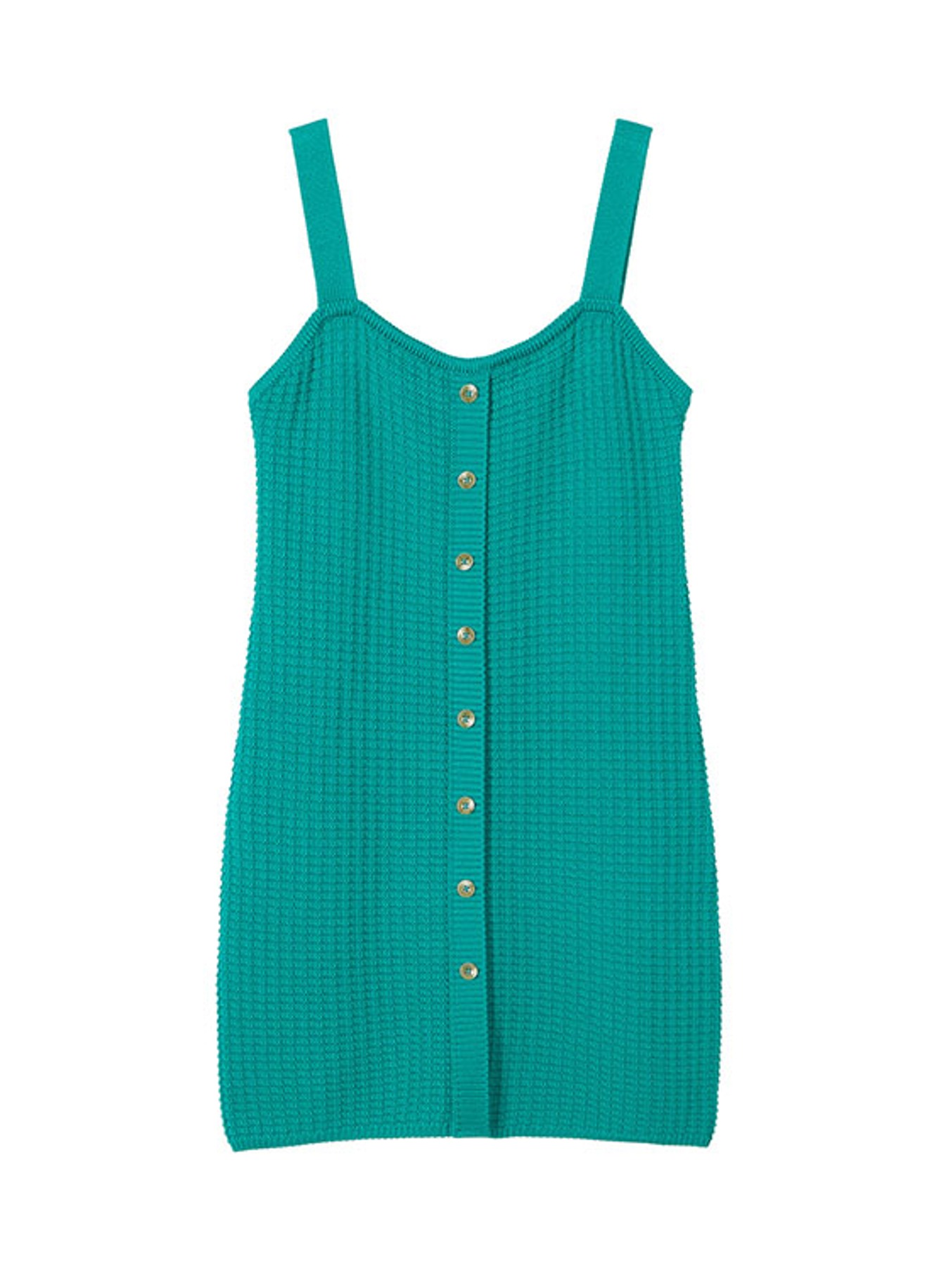 Knit Mini Onepiece in Green VK3MO234-32