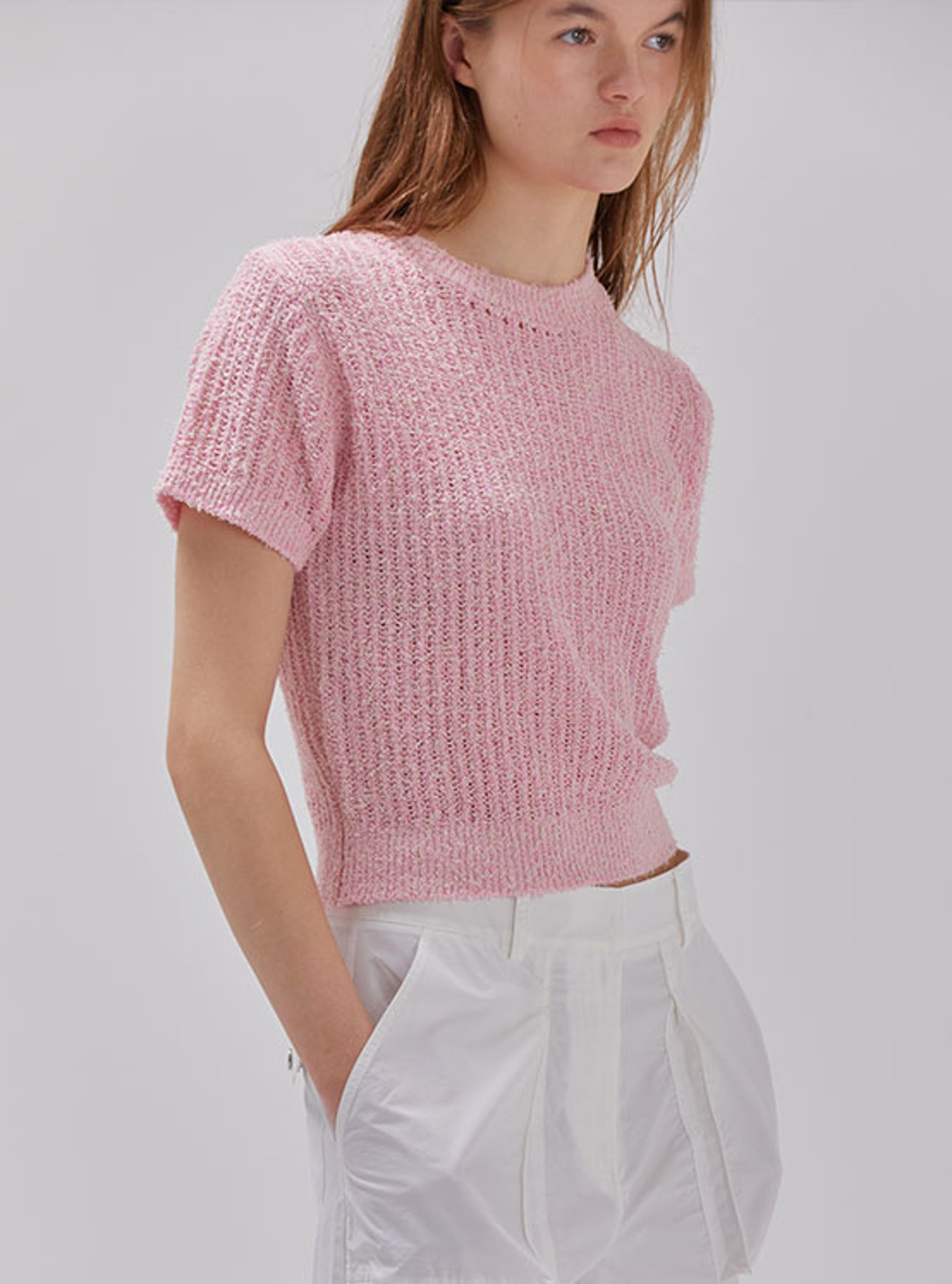 Basic Knit in L/Pink VK3MP153-71
