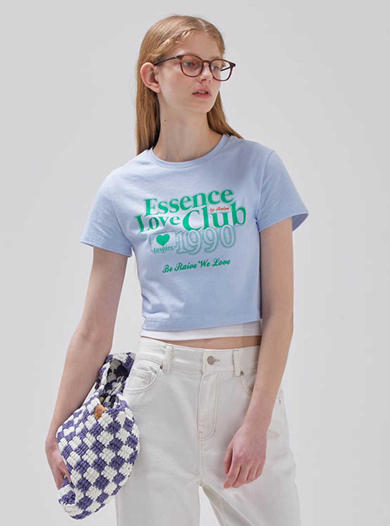 Loveclub Graphic T-shirt in Blue VW3ME262-22