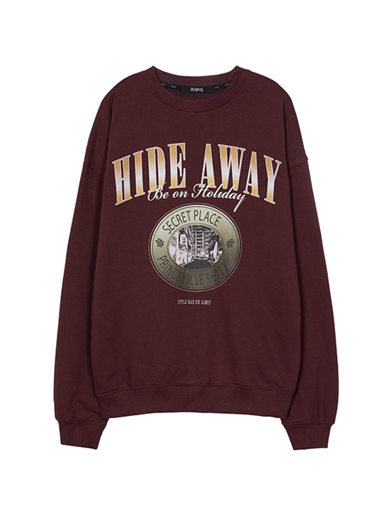 HIDE AWAY Sweatshirt in Wine VW2AE338-83